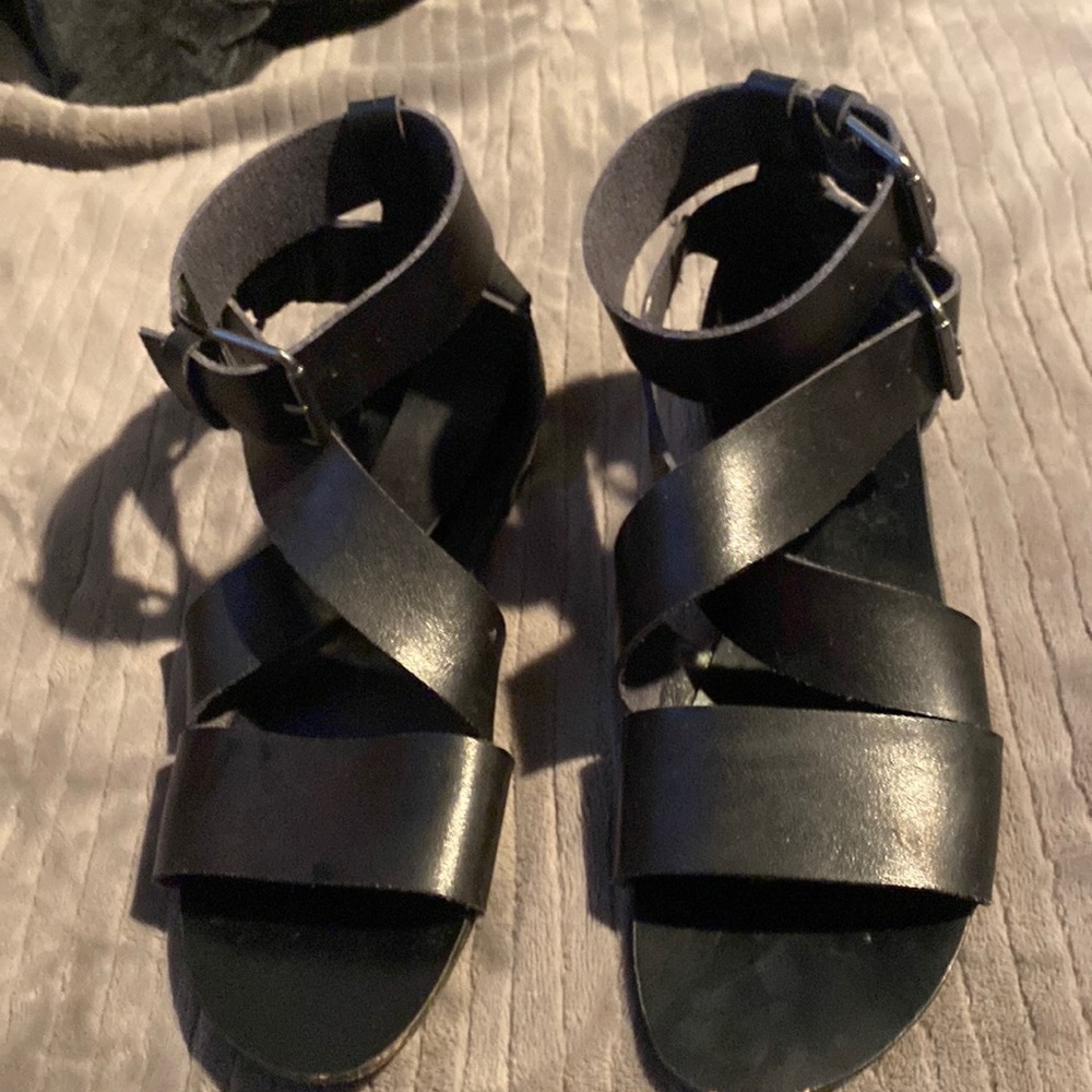 Black sandals
